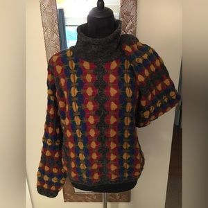 Kitty Hawk by Vivian Wang multicolor sweater vintage Medium